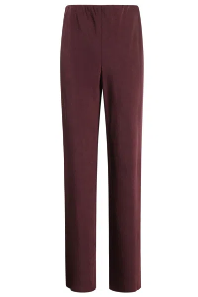 Vince Fluid Bias Pants In Red