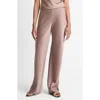 Vince Fluid High Waist Straight Leg Pants In Pink
