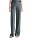 Vince Fluid High Waist Straight Leg Pants In Green