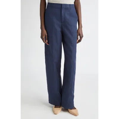 Vince Fluid Utility Pants In Blue