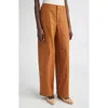 Vince Fluid Utility Pants In Brown