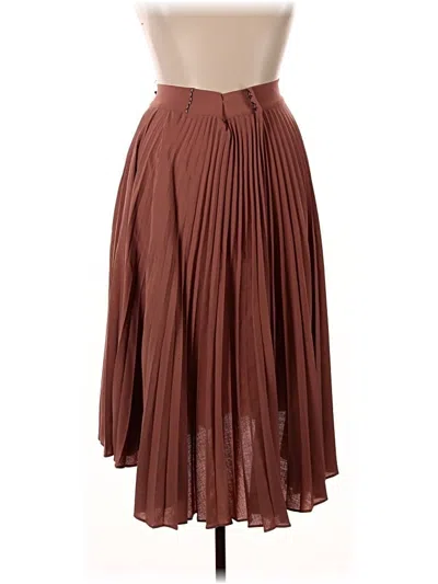 Pre-owned Vince Formal Skirt In Brown
