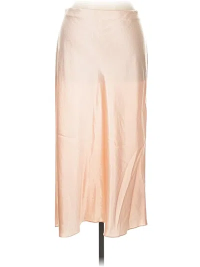 Pre-owned Vince Formal Skirt In Tan