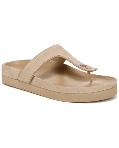 Vince Frankie Leather Sandals In Beige
