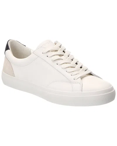 Vince Fremont Leather Sneaker In White
