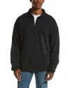 Vince Zip-detail Cotton Sweatshirt