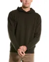 Vince Thermal Hoodie In Green