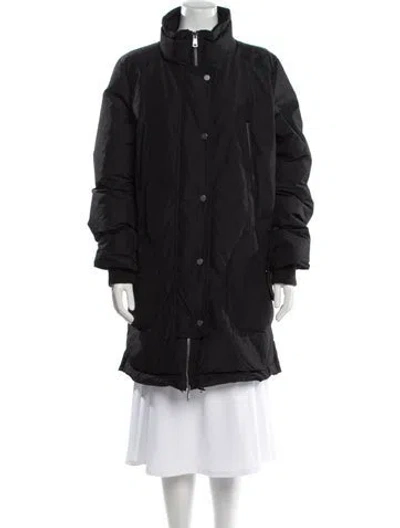 Pre-owned Vince Fur Coat In Black