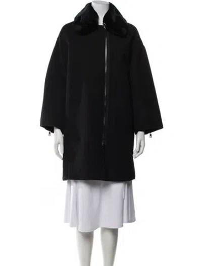 Pre-owned Vince Fur Jacket W/ Tags In Black
