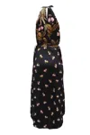 Vince Garden Dress In Tropical Polyester In Multi