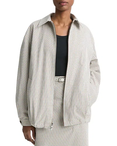 VINCE GARDENERS CHECK JACKET