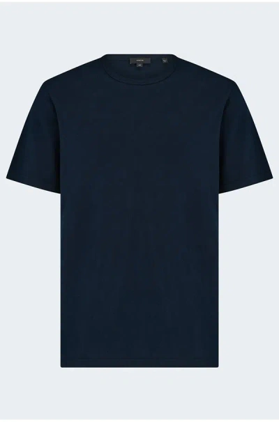 Vince Garment Dye Cotton T-shirt In Coastal In Blue