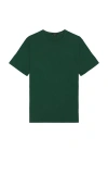 Vince Garment Dye Short Sleeve Tee In Dark Green