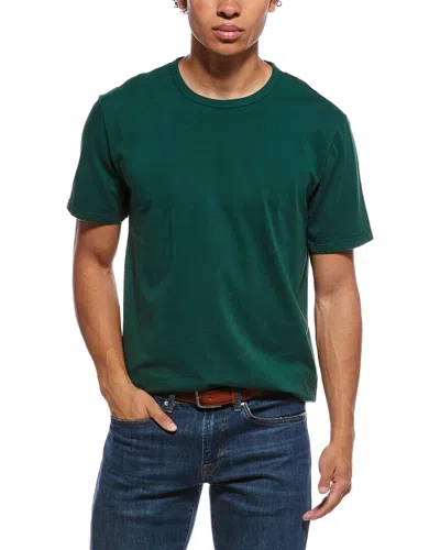 Vince Garment Dye T-shirt In Green