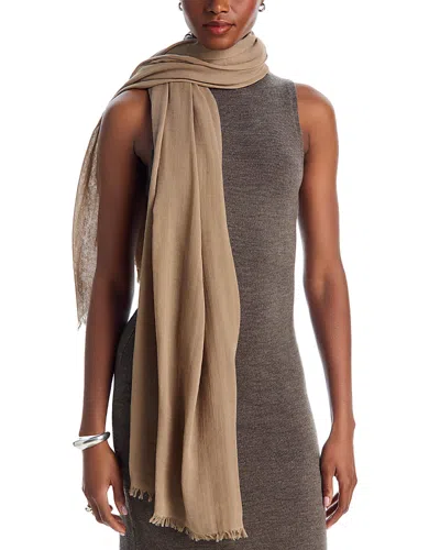 Vince Gauze Cotton Wrap In Purple