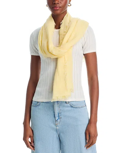 Vince Gauze Cotton Wrap In Yellow