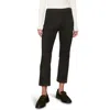 Vince Stitch-front Seam Leggings In Black Leaf