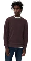 Vince Jacquard Long Sleeve Crewneck Sweater