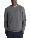 Vince Geo Jacquard Sweater In Black/gray
