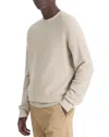 Vince Ribbed Crewneck Sweater In British Khaki