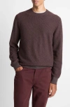 Vince Geo Jacquard Sweater In Brown