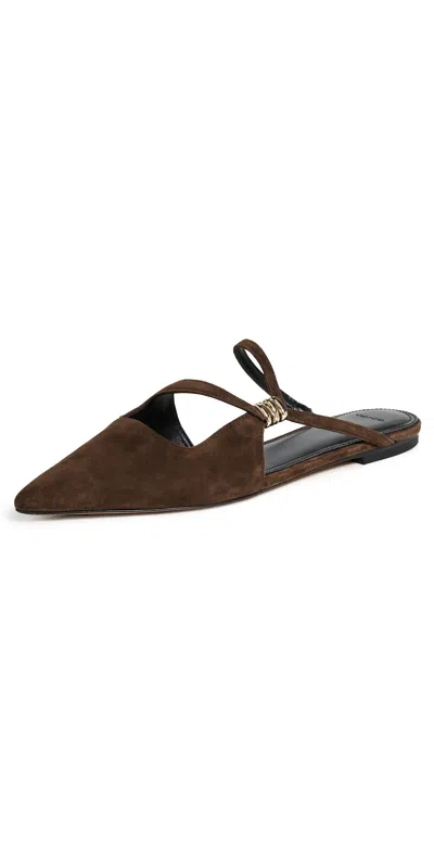 Vince Gilia Flats Clove In Brown