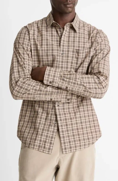 VINCE VINCE GREAT FALLS PLAID COTTON BUTTON-UP SHIRT