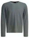 Vince Cashmere And Silk Crewneck Sweater Knitwear Grey