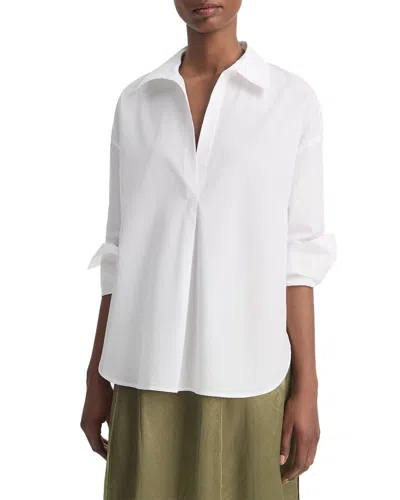 VINCE VINCE HALF PLACKET SHIRT