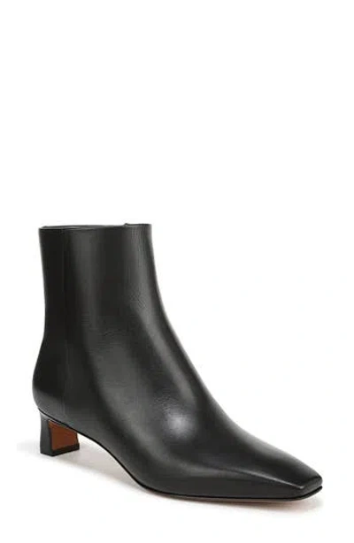 Vince Harlan Square Toe Bootie In Black