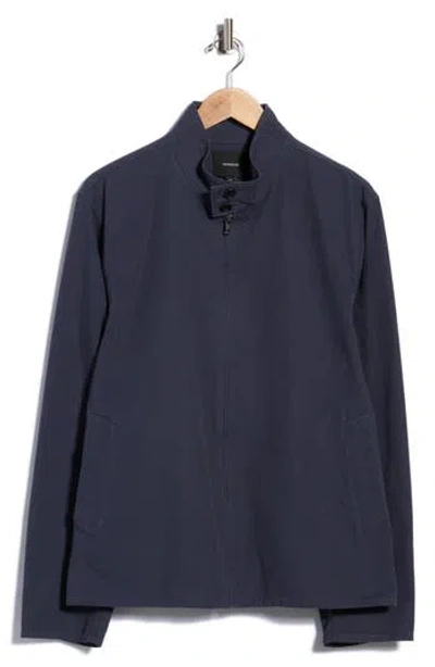 Vince Harrington Bomber Jacket In Blue