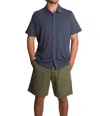 Vince Men's Heavy Slub Short-sleeve Shirt In Blue