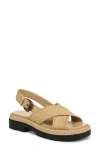 Vince Helena Raffia Lug-sole Sandals