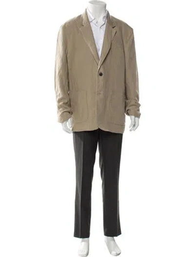 Pre-owned Vince Hemp Blazer In Neutral