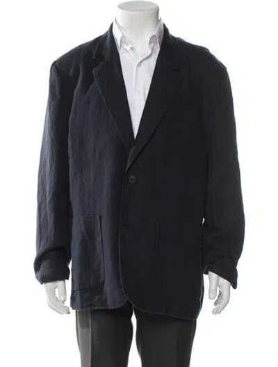 Pre-owned Vince Hemp Peacoat In Gray