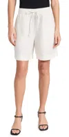 Vince Hemp Pull On Shorts Off White