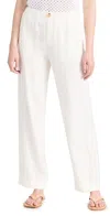 Vince Hemp Wide-leg Utility Pants In Off White