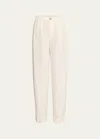 Vince Hemp Wide-leg Utility Pants In Off White