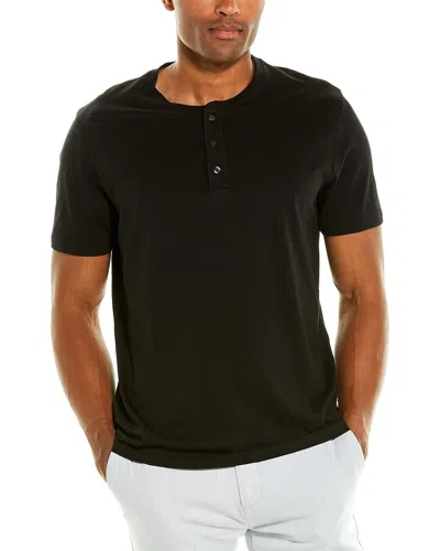 Vince Henley Shirt In Black