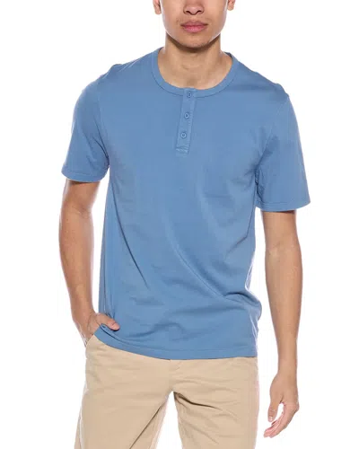 Vince Henley Shirt In Blue