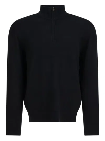 Vince High-neck Sweater In Black