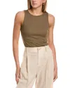Vince Rib Tank In Green