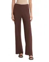 Vince High-waist Wide-leg Bias Pants In Nut Umber