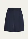 Vince Elasticated-waist Cotton Shorts In Coastal