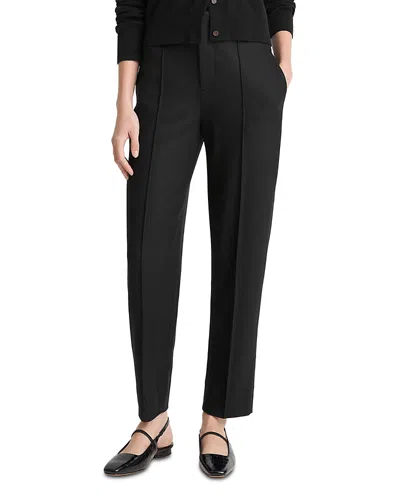 Vince High Rise Tailored Pants In Black