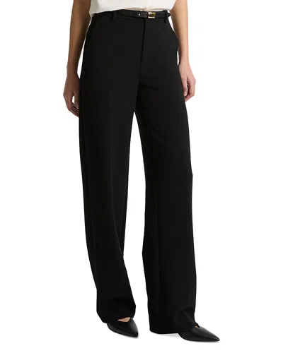 Vince High Rise Tailored Pants In Black