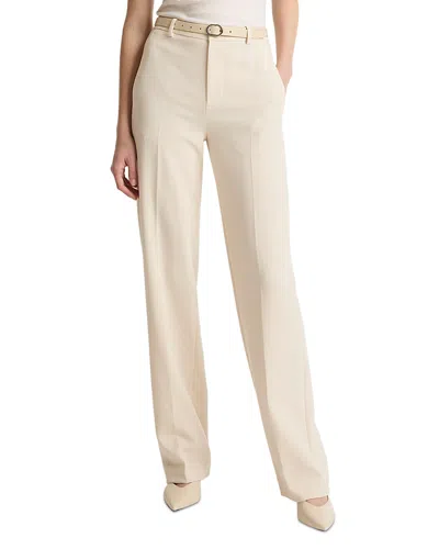 Vince High Rise Tailored Pants In Neutral