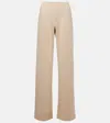 Vince High-rise Wide-leg Pants In Neutral