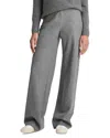 Vince High Waist Straight Leg Pants In Gray