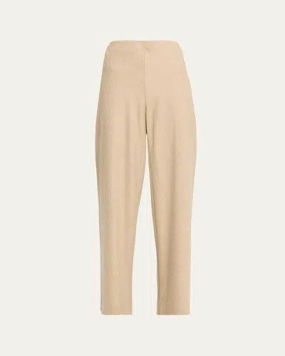 Vince High-rise Wool Trousers In Black